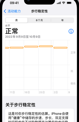 岷县iPhone手机维修如何在iPhone开启'步行稳定性通知'