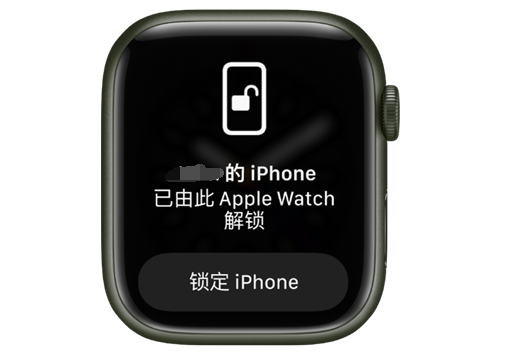 岷县苹果手机维修分享用 AppleWatch 解锁配备面容 ID 的 iPhone方法 