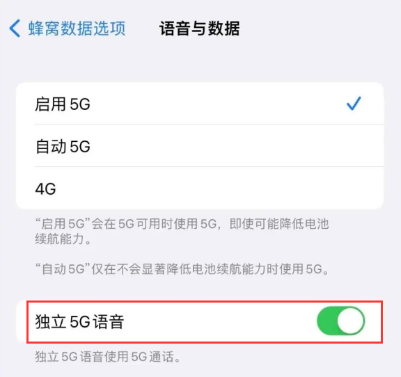 岷县苹果14维修分享iPhone 14 Pro如何开启VoNR 