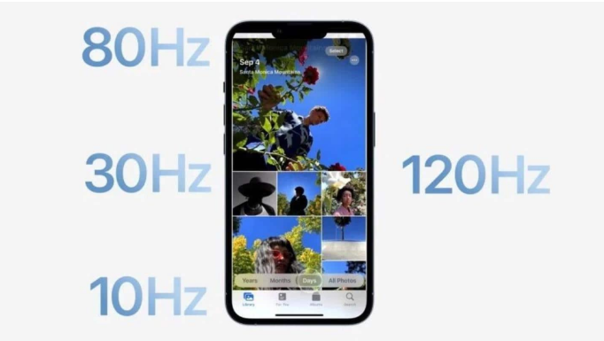 岷县苹果14维修分享iPhone 14有高刷吗 